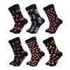 Calcetines casuales con estampado para hombres