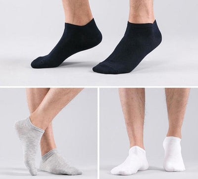 Calcetines tobilleros de corte bajo para hombre