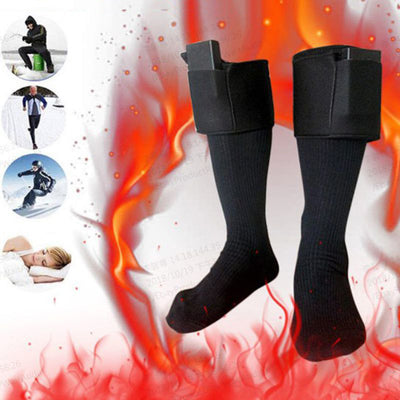 Calcetines calefactores eléctricos para hombre